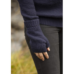 Komplett sats med garn och mönster till Njord Pulsvärmare i Eco Highland wool