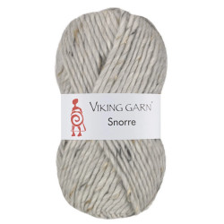 Viking Garn - Snorre Vit Tweed 201