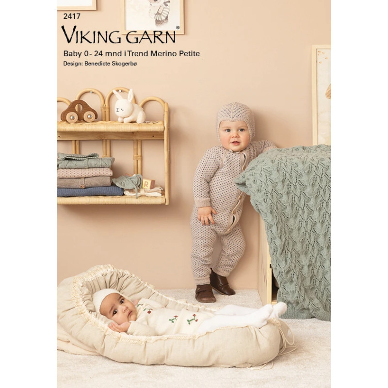 Viking´s mönsterkatalog 2417 med temat Baby 0 - 24 månader.