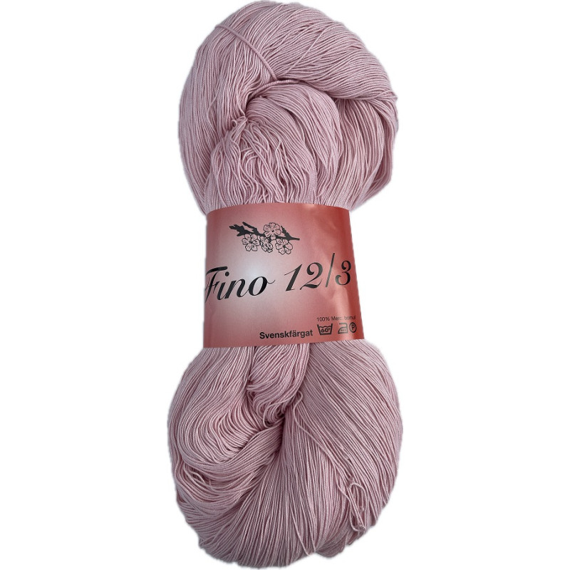 Virkgarn Fino 12/3 Ljus Rosa 5105