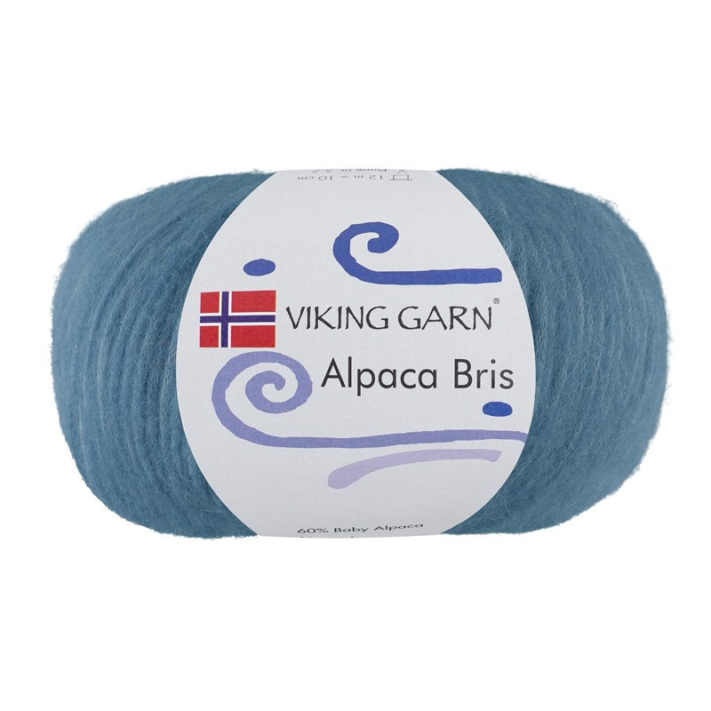 Alpaca Bris  326 Ljus Jeansblå