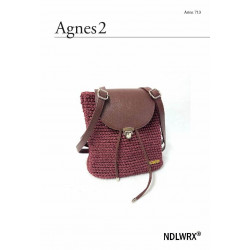 Mönster till väska Agnes 2 från NDLWRX. Designa din egna virkade väska.