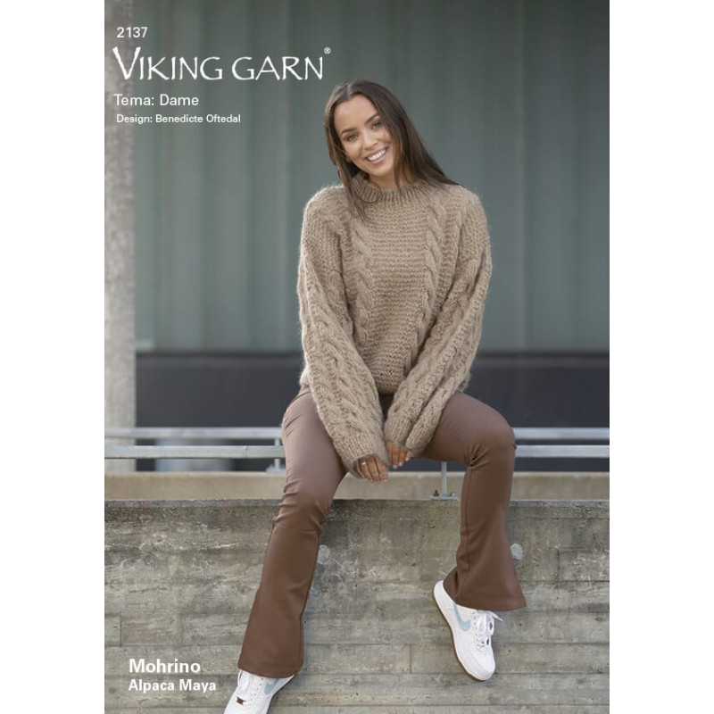 Viking´s mönsterkatalog 2137 med temat Dam, tröjor i Mohrino