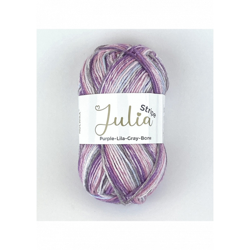 Julia Stripe Purple-Lila-Gray-Bone 01606