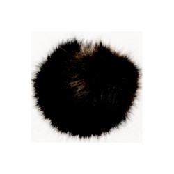 Pälstofsar (Fuskpäls) 10 cm diameter  Brun
