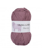 Merino från Viking Garn. Garnet som består av superwashbehandlad ull.